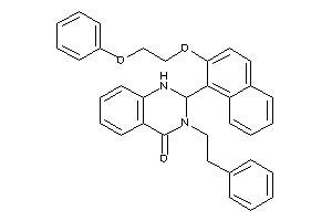 3-phenethyl-2-[2-(2-phenoxyethoxy)-1-naphthyl]-1,2-dihydroquinazolin-4-one