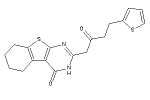 2-[2-keto-4-(2-thienyl)butyl]-5,6,7,8-tetrahydro-3H-benzothiopheno[2,3-d]pyrimidin-4-one