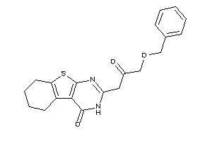 2-(3-benzoxy-2-keto-propyl)-5,6,7,8-tetrahydro-3H-benzothiopheno[2,3-d]pyrimidin-4-one