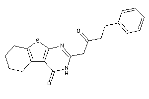 2-(2-keto-4-phenyl-butyl)-5,6,7,8-tetrahydro-3H-benzothiopheno[2,3-d]pyrimidin-4-one