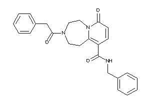 N-benzyl-7-keto-3-(2-phenylacetyl)-1,2,4,5-tetrahydropyrido[2,1-g][1,4]diazepine-10-carboxamide