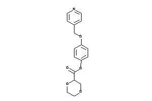 1,4-dioxane-2-carboxylic Acid [4-(4-pyridylmethoxy)phenyl] Ester