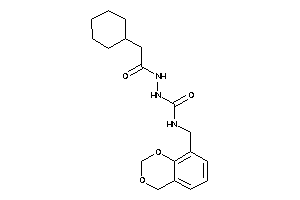 1-(4H-1,3-benzodioxin-8-ylmethyl)-3-[(2-cyclohexylacetyl)amino]urea