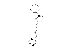 N-(3-benzoxypropyl)-1,4-thiazepane-4-carboxamide