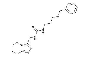 1-(3-benzoxypropyl)-3-(5,6,7,8-tetrahydro-[1,2,4]triazolo[4,3-a]pyridin-3-ylmethyl)urea