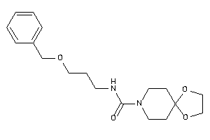 N-(3-benzoxypropyl)-1,4-dioxa-8-azaspiro[4.5]decane-8-carboxamide