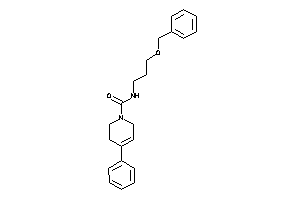 N-(3-benzoxypropyl)-4-phenyl-3,6-dihydro-2H-pyridine-1-carboxamide