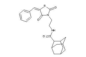 N-[2-(5-benzal-2,4-diketo-thiazolidin-3-yl)ethyl]adamantane-2-carboxamide