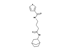 N-[4-keto-4-(2-norbornylamino)butyl]thiophene-3-carboxamide