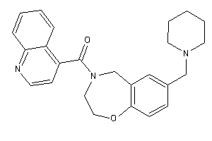 [7-(piperidinomethyl)-3,5-dihydro-2H-1,4-benzoxazepin-4-yl]-(4-quinolyl)methanone