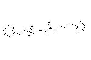 1-[2-(benzylsulfamoyl)ethyl]-3-[3-(1,2,4-oxadiazol-5-yl)propyl]urea