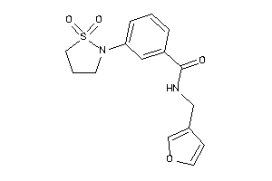 3-(1,1-diketo-1,2-thiazolidin-2-yl)-N-(3-furfuryl)benzamide