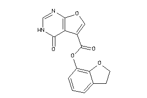 4-keto-3H-furo[2,3-d]pyrimidine-5-carboxylic Acid Coumaran-7-yl Ester