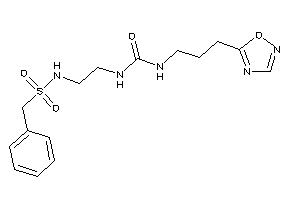 1-[2-(benzylsulfonylamino)ethyl]-3-[3-(1,2,4-oxadiazol-5-yl)propyl]urea