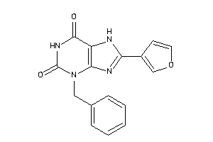 3-benzyl-8-(3-furyl)-7H-purine-2,6-quinone