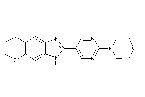 2-(2-morpholinopyrimidin-5-yl)-6,7-dihydro-3H-[1,4]dioxino[2,3-f]benzimidazole