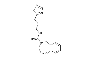 N-[3-(1,2,4-oxadiazol-5-yl)propyl]-3,5-dihydro-2H-1,4-benzoxazepine-4-carboxamide