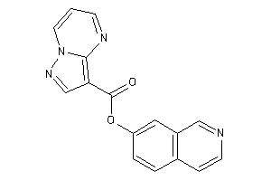 Pyrazolo[1,5-a]pyrimidine-3-carboxylic Acid 7-isoquinolyl Ester