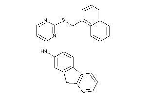 9H-fluoren-2-yl-[2-(1-naphthylmethylthio)pyrimidin-4-yl]amine