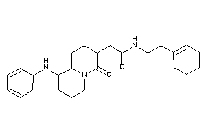 N-(2-cyclohexen-1-ylethyl)-2-(4-keto-2,3,6,7,12,12b-hexahydro-1H-pyrido[2,1-a]$b-carbolin-3-yl)acetamide