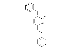 3-benzyl-6-phenethyl-1,6-dihydropyrimidine-2-thione
