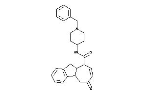 N-(1-benzyl-4-piperidyl)-6-keto-5,9,9a,10-tetrahydro-4bH-benzo[a]azulene-9-carboxamide