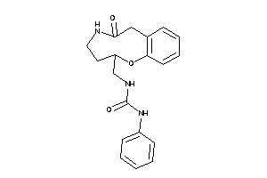 Image of 1-[(6-keto-3,4,5,7-tetrahydro-2H-1,5-benzoxazonin-2-yl)methyl]-3-phenyl-urea
