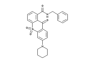 N-benzyl-9,10,10-triketo-6-piperidino-thioxanthene-1-carboxamide