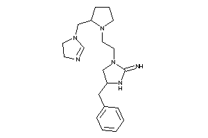 [4-benzyl-1-[2-[2-(2-imidazolin-1-ylmethyl)pyrrolidino]ethyl]imidazolidin-2-ylidene]amine