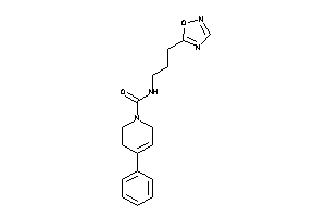 N-[3-(1,2,4-oxadiazol-5-yl)propyl]-4-phenyl-3,6-dihydro-2H-pyridine-1-carboxamide