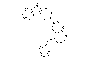 4-benzyl-3-[2-keto-2-(1,3,4,5-tetrahydropyrido[4,3-b]indol-2-yl)ethyl]piperazin-2-one