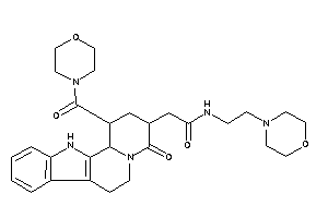 Image of 2-[4-keto-1-(morpholine-4-carbonyl)-2,3,6,7,12,12b-hexahydro-1H-pyrido[2,1-a]$b-carbolin-3-yl]-N-(2-morpholinoethyl)acetamide