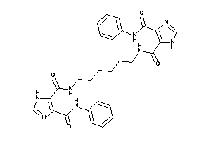 N-phenyl-N'-[6-[[4-(phenylcarbamoyl)-1H-imidazole-5-carbonyl]amino]hexyl]-1H-imidazole-4,5-dicarboxamide