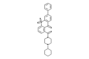 1-(4-cyclohexylpiperazine-1-carbonyl)-10,10-diketo-6-phenyl-thioxanthen-9-one