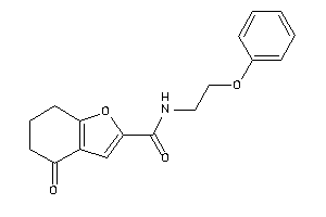 4-keto-N-(2-phenoxyethyl)-6,7-dihydro-5H-benzofuran-2-carboxamide