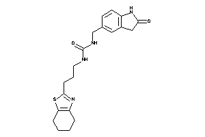 1-[(2-ketoindolin-5-yl)methyl]-3-[3-(4,5,6,7-tetrahydro-1,3-benzothiazol-2-yl)propyl]urea