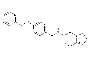 [4-(2-pyridylmethoxy)benzyl]-(5,6,7,8-tetrahydro-[1,2,4]triazolo[1,5-a]pyridin-6-yl)amine