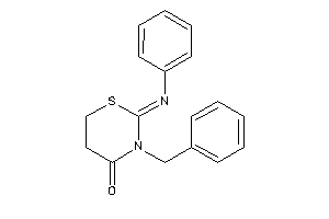 3-benzyl-2-phenylimino-1,3-thiazinan-4-one