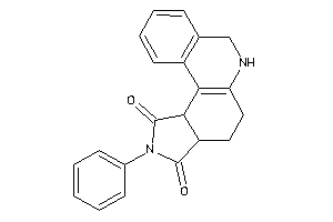 2-phenyl-3a,4,5,6,7,11c-hexahydropyrrolo[3,4-a]phenanthridine-1,3-quinone