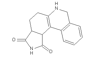 3a,4,5,6,7,11c-hexahydropyrrolo[3,4-a]phenanthridine-1,3-quinone