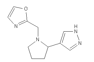 2-[[2-(1H-pyrazol-4-yl)pyrrolidino]methyl]oxazole