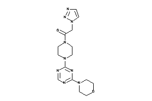 1-[4-(4-morpholino-s-triazin-2-yl)piperazino]-2-(triazol-1-yl)ethanone