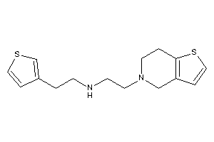 2-(6,7-dihydro-4H-thieno[3,2-c]pyridin-5-yl)ethyl-[2-(3-thienyl)ethyl]amine