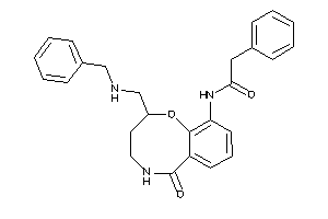 N-[2-[(benzylamino)methyl]-6-keto-2,3,4,5-tetrahydro-1,5-benzoxazocin-10-yl]-2-phenyl-acetamide