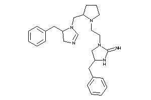 Image of [4-benzyl-1-[2-[2-[(5-benzyl-2-imidazolin-1-yl)methyl]pyrrolidino]ethyl]imidazolidin-2-ylidene]amine