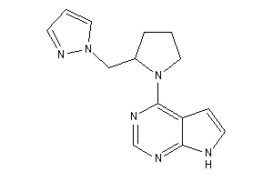 Image of 4-[2-(pyrazol-1-ylmethyl)pyrrolidino]-7H-pyrrolo[2,3-d]pyrimidine