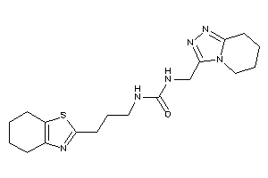 1-[3-(4,5,6,7-tetrahydro-1,3-benzothiazol-2-yl)propyl]-3-(5,6,7,8-tetrahydro-[1,2,4]triazolo[4,3-a]pyridin-3-ylmethyl)urea