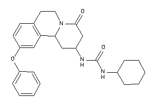 1-cyclohexyl-3-(4-keto-10-phenoxy-1,2,3,6,7,11b-hexahydropyrido[2,1-a]isoquinolin-2-yl)urea