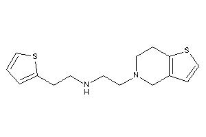 2-(6,7-dihydro-4H-thieno[3,2-c]pyridin-5-yl)ethyl-[2-(2-thienyl)ethyl]amine