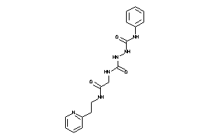 Image of 2-[(phenylcarbamoylamino)carbamoylamino]-N-[2-(2-pyridyl)ethyl]acetamide